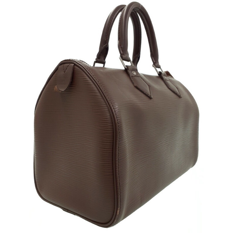 Louis Vuitton Epi Bag Brown Boston Speedy